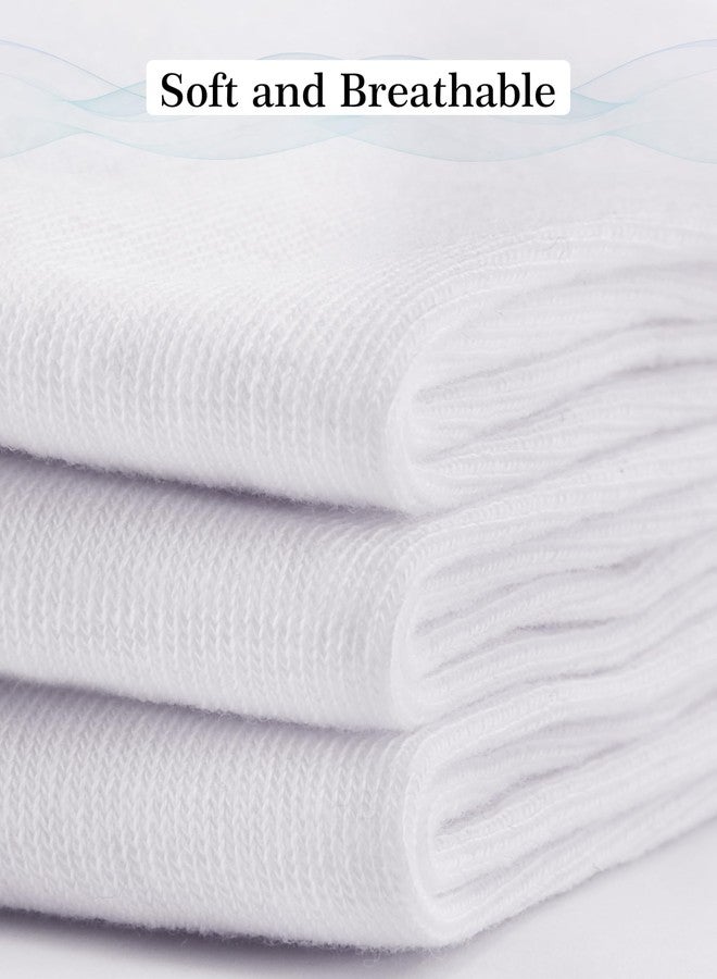 Duufin 25 Pairs Toddler Ankle Socks White Kids Low Cut Half Cushion Low Rise Socks for Toddler Boys Girls, 2-4T - Image 3